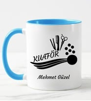 Kuaför Kupa Bardağı Mavi
