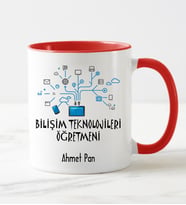 Bilişim Teknolojileri Kupa Bardağı Kırmızı