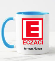Eczacı Kupa Bardağı Mavi