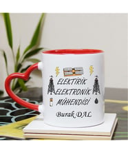 Elektirik Elektronik Mühendisi Kupa Bardağı Kalpli