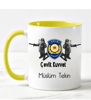 Çevik Kuvvet Polisi Kupa Bardağı Sarı