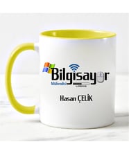 Bilgisayar Mühendisi Kupa Bardağı Sarı