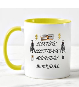 Elektirik Elektronik Mühendisi Kupa Bardağı Sarı