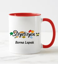 Diyetisyen Kupa Bardağı Kırmızı