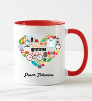 Diyetisyen Kupa Bardağı Kırmızı