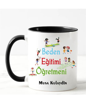 Beden Eğitimi Öğretmeni Kupa Bardağı Siyah