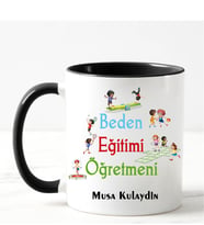 Beden Eğitimi Öğretmeni Kupa Bardağı Siyah