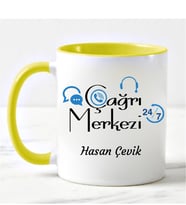 Çağrı Merkezi Kupa Bardağı Sarı
