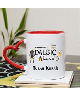 Dalgıç Uzmanı Kupa Bardağı Kalpli