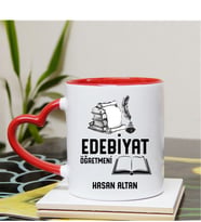 Edebiyat Öğretmeni Kupa Bardağı Mavi