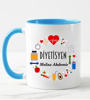 Diyetisyen Kupa Bardağı Mavi