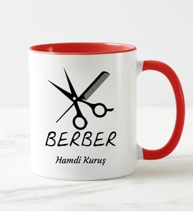 Berber Kupa Bardağı Kırmızı