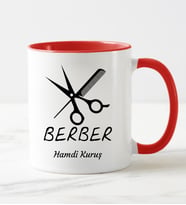 Berber Kupa Bardağı Kırmızı