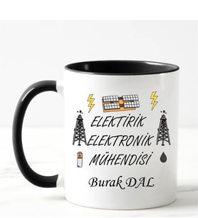 Elektirik Elektronik Mühendisi Kupa Bardağı Siyah