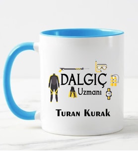 Dalgıç Uzmanı Kupa Bardağı Mavi
