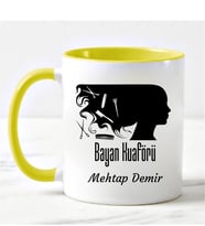 Bayan Kuaförü Kupa Bardağı Sarı