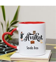Avukat Kupa Bardağı Kalpli