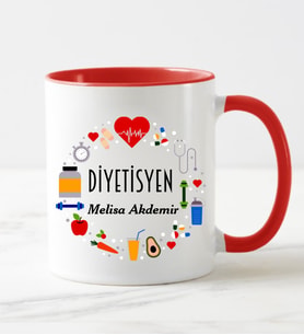 Diyetisyen Kupa Bardağı Kırmızı
