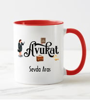 Avukat Kupa Bardağı Kırmızı