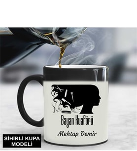 Bayan Kuaförü Kupa Bardağı Sihirli