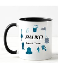 Balıkçı Kupa Bardağı Siyah