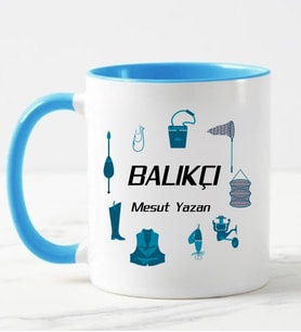 Balıkçı Kupa Bardağı Mavi