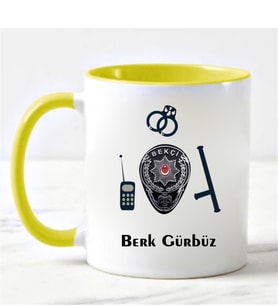 Bekçi Kupa Bardağı Sarı