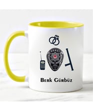 Bekçi Kupa Bardağı Sarı