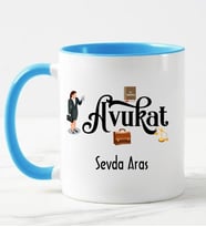 Avukat Kupa Bardağı Mavi