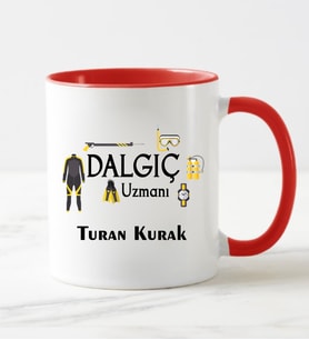 Dalgıç Uzmanı Kupa Bardağı Kırmızı