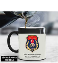 Ceza İnfaz Koruma Memuru Kupa Bardağı Sihirli