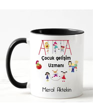 Çocuk Gelişimi Ve Eğitimi Öğretmeni Kupa Bardağı Siyah