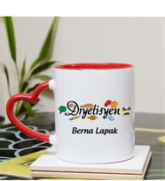 Diyetisyen Kupa Bardağı Kalpli