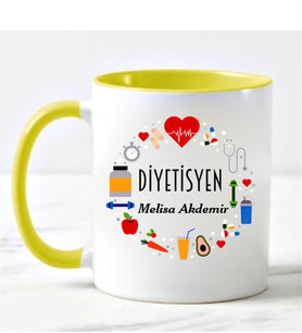 Diyetisyen Kupa Bardağı Sarı