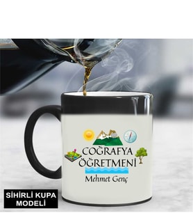 Coğrafya Öğretmeni Kupa Bardağı Sihirli