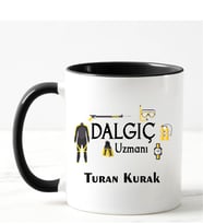 Dalgıç Uzmanı Kupa Bardağı Siyah