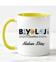Biyoloji Öğretmeni Kupa Bardağı Sarı
