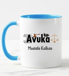 Avukat Kupa Bardağı Mavi