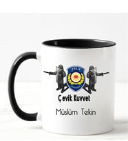 Çevik Kuvvet Polisi Kupa Bardağı Siyah