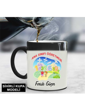 Ana Sınıfı Öğretmeni Kupa Bardağı Sihirli