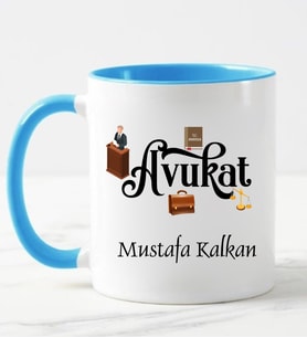 Avukat Kupa Bardağı Mavi