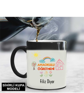 Ana Okulu Öğretmeni Kupa Bardağı Sihirli