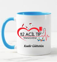 112 Acil Tıp Teknisyeni Kupa Bardağı Mavi