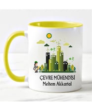 Çevre Mühendisi Kupa Bardağı Sarı