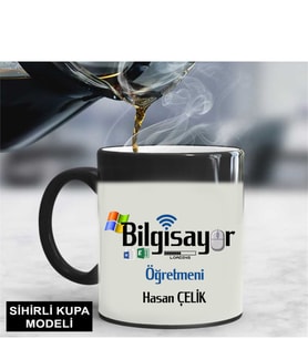 Bilgisayar Öğretmeni Kupa Bardağı Sihirli