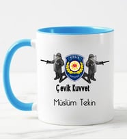 Çevik Kuvvet Polisi Kupa Bardağı Mavi