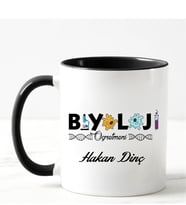 Biyoloji Öğretmeni Kupa Bardağı Siyah
