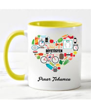 Diyetisyen Kupa Bardağı Sarı