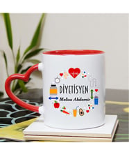 Diyetisyen Kupa Bardağı Kalpli