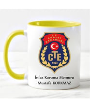 Ceza İnfaz Koruma Memuru Kupa Bardağı Sarı